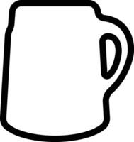 cerveza icono en línea. aislado en tostado salud cerveza gráficos, editable vaso de cerveza utilizar en bar, pub símbolo, logo diferente estilo vector para aplicaciones y sitio web