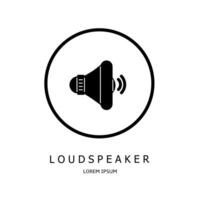 Logo vector design for business. Loudspeaker logos.