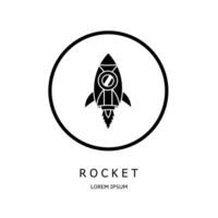 Logo vector design for business. Rocket logos.