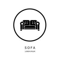 Logo vector design for business. Sofa logos.