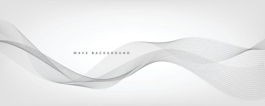 blanco degradado antecedentes con ondas. eps10 vector