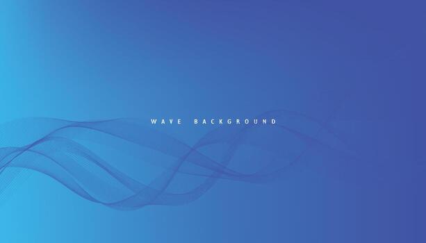resumen azul degradado antecedentes con olas vector