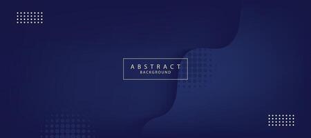 Blue banner template. Abstract vector illustration of business webinar horizontal banner template design.