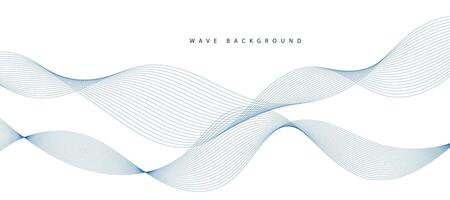 abstract background with waves vector