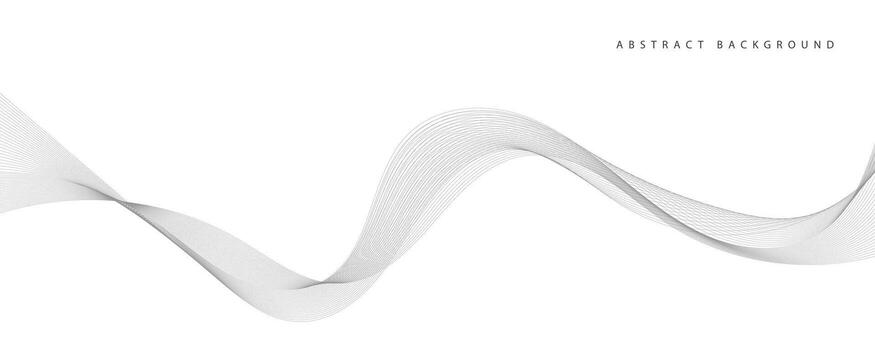 resumen vector antecedentes con gris ondulado líneas