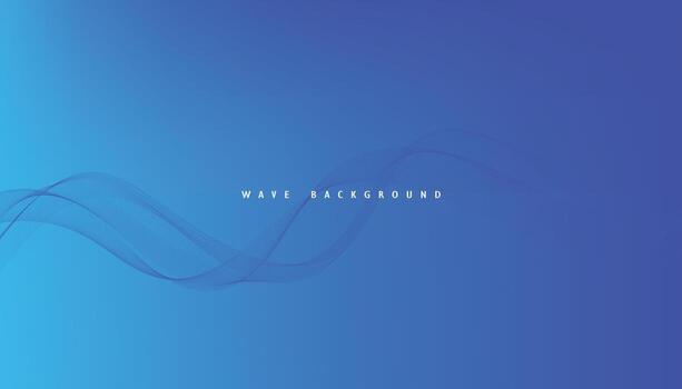 resumen azul degradado antecedentes con olas vector