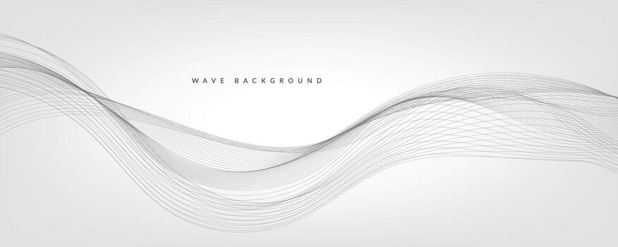 blanco degradado antecedentes con ondas. eps10 vector