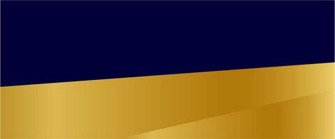 Abstract elegant dark blue background with golden shape vector