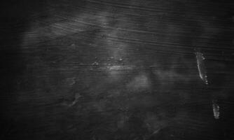 Black concrete texture as a concept of horror and Halloween. Dark wall background cement or stone. photo