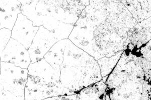 Grain monochrome pattern of the old worn surface design. Distress Overlay Texture Grunge background of black and white. photo