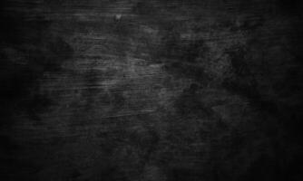 Black concrete texture as a concept of horror and Halloween. Dark wall background cement or stone. photo
