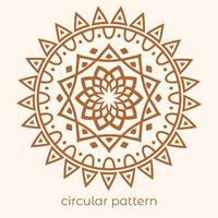 mandala background with a circular design vector