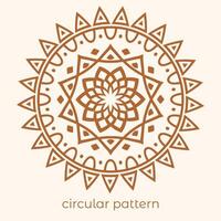 mandala antecedentes con un circular diseño vector