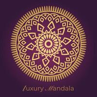 mandala background with a circular design vector