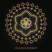 mandala antecedentes con un circular diseño vector