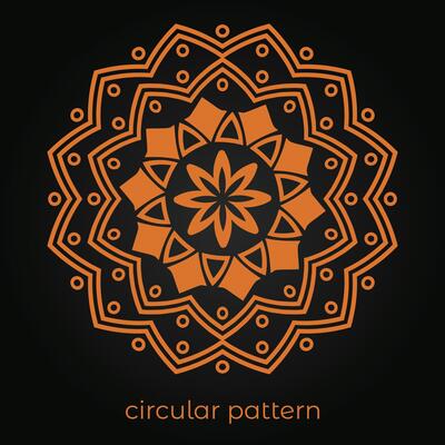 mandala background with a circular design