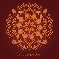 mandala background with a circular design vector