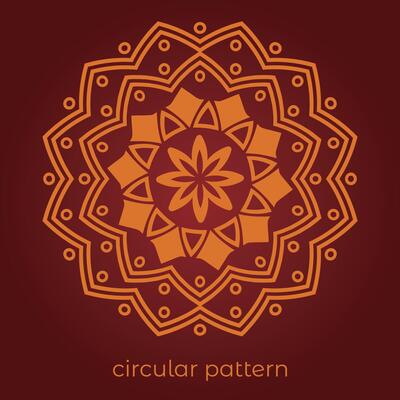 mandala background with a circular design
