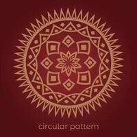 mandala background with a circular design vector