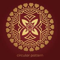 mandala background with a circular design vector