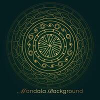 mandala background with a circular design vector