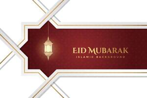 vector elegante lujoso ramadán, eid al fitr, islámico antecedentes decorativo saludo tarjeta