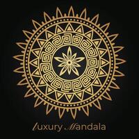 mandala background with a circular design vector