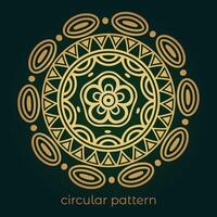 mandala background with a circular design vector