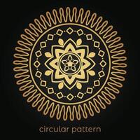 mandala background with a circular design vector