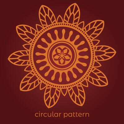 mandala background with a circular design