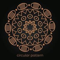 mandala background with a circular design vector