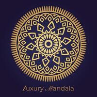 mandala background with a circular design vector