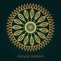 mandala background with a circular design vector