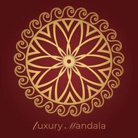 mandala background with a circular design vector