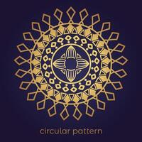 mandala background with a circular design vector