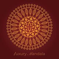 mandala background with a circular design vector