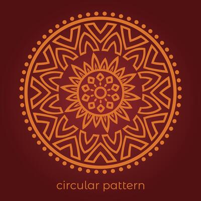 mandala background with a circular design