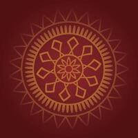 mandala background with a circular design vector