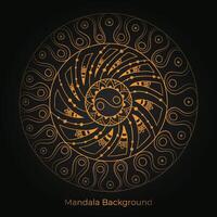 mandala background with a circular design vector