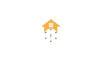 Vector abstract logo idea, time concept or clock business icon. Creative logotype design template