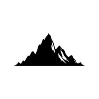 Montain outline images. Vector Illustration and logo.