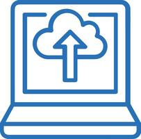 Cloud icon symbol vector image. Illustration of the hosting storage design image