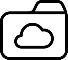 Cloud icon symbol vector image. Illustration of the hosting storage design image