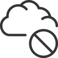 Cloud icon symbol vector image. Illustration of the hosting storage design image