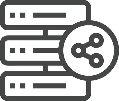 Cloud icon symbol vector image. Illustration of the hosting storage design image