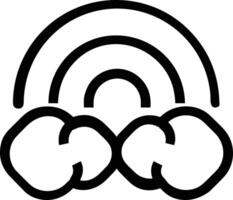 Cloud icon symbol vector image. Illustration of the hosting storage design image