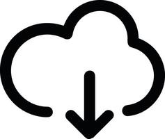 Cloud icon symbol vector image. Illustration of the hosting storage design image