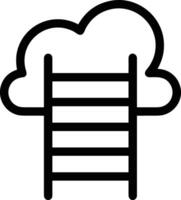 Cloud icon symbol vector image. Illustration of the hosting storage design image