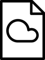 Cloud icon symbol vector image. Illustration of the hosting storage design image