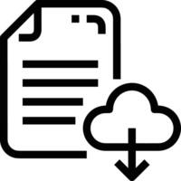 Cloud icon symbol vector image. Illustration of the hosting storage design image